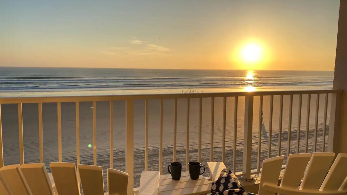 Ponce Inlet Condo | Beachside Bliss: Ponce Inlet Oceanfront Condo