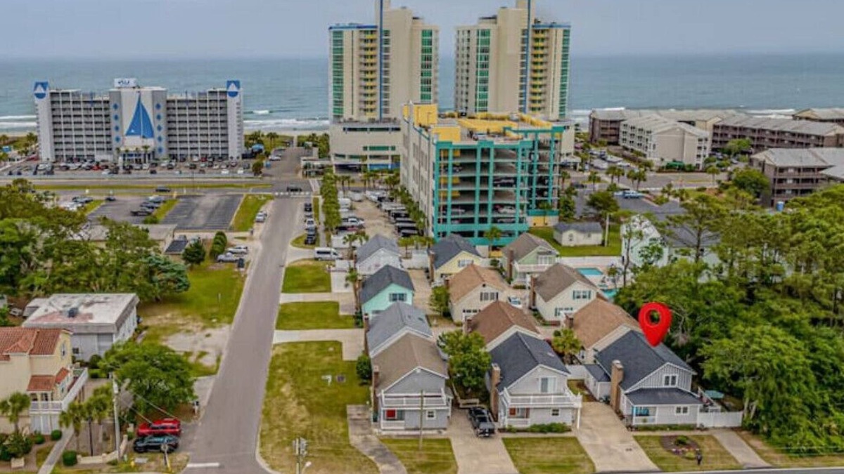 Ocean Drive Cottage | Beachside Cottage with Private Patio - Steps to Beach & Main Street