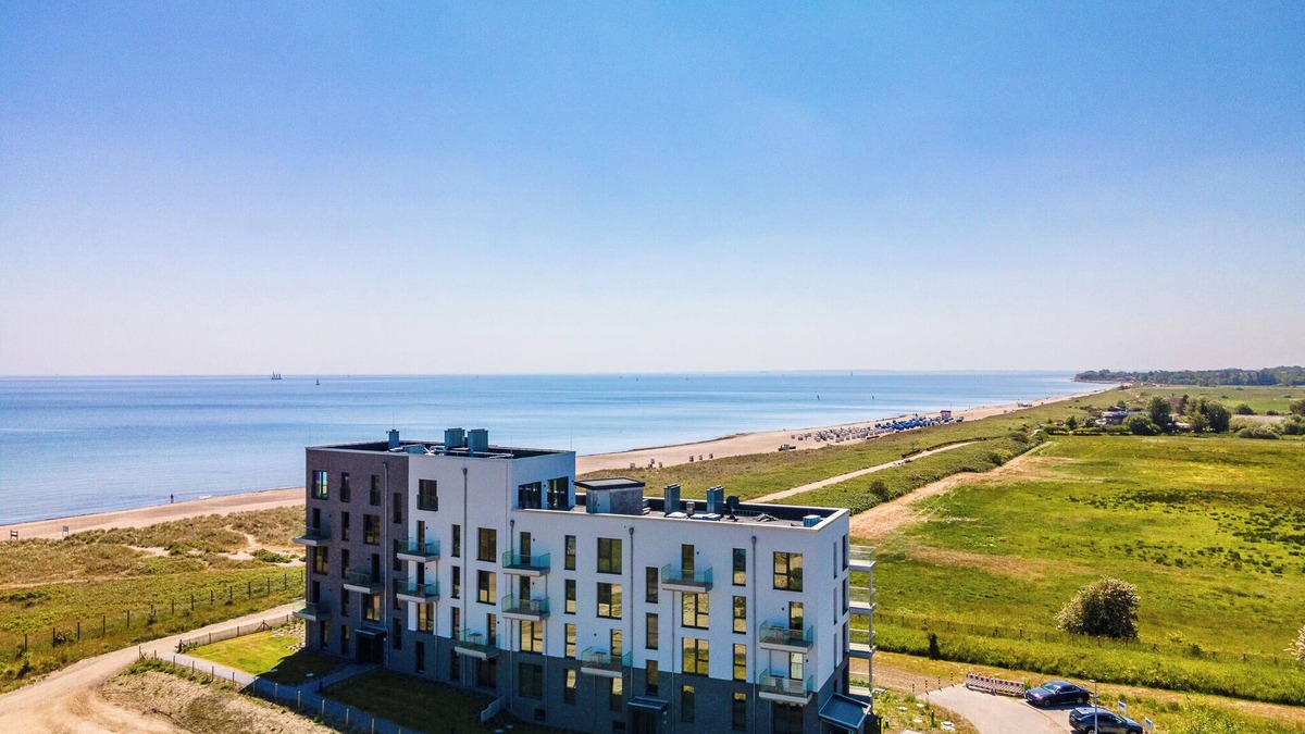 Olpenitz Apartment | "BeachTerraceTwo" vacation apartment on the beach with sun terrace, sauna & sea view