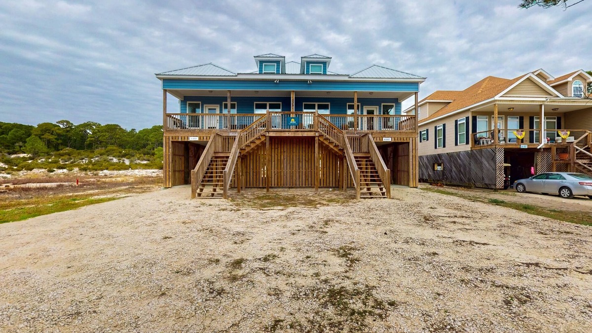 Audubon Place House | Beachview duplex with double lofts, balcony, W/D, Wifi