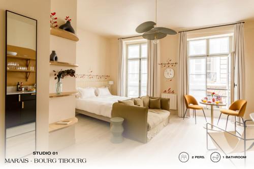 Saint-Gervais Apartment | Beauquartier - Marais, Bourg Tibourg