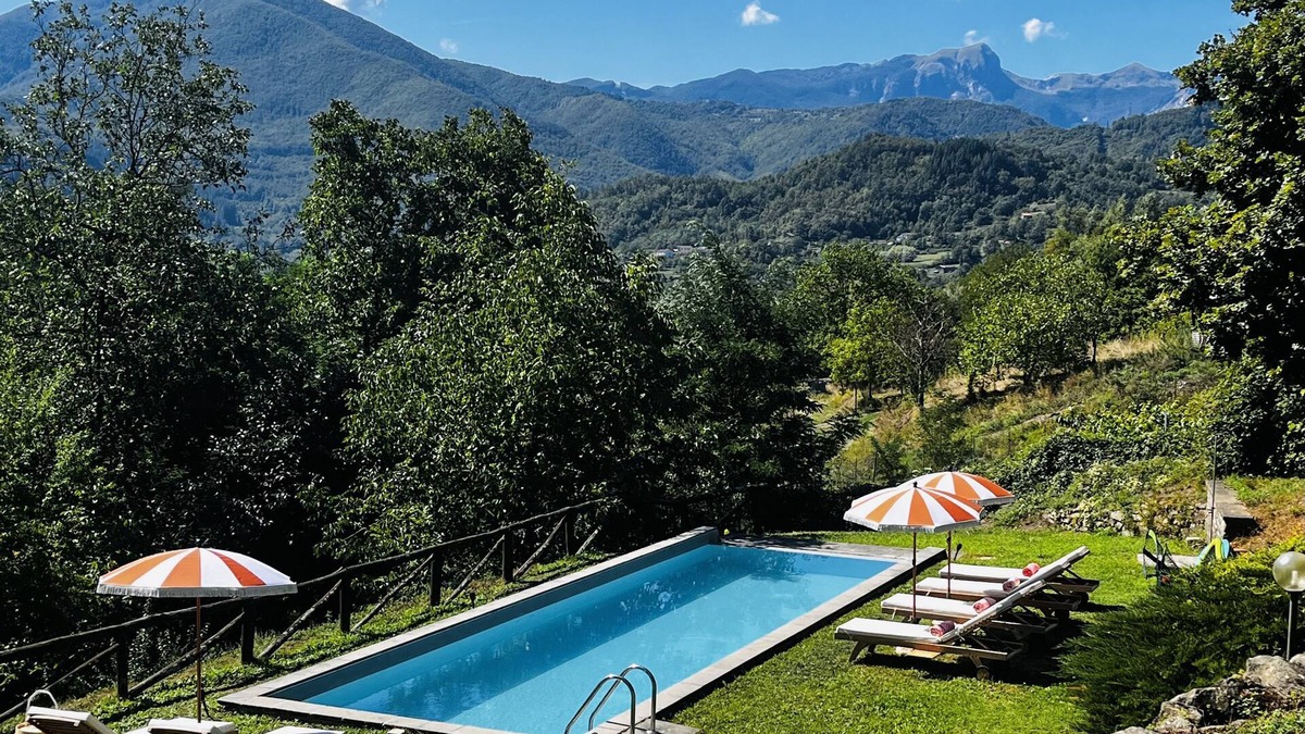 San Romano in Garfagnana Villa | Beautifully converted watermill with private pool and own waterfall!