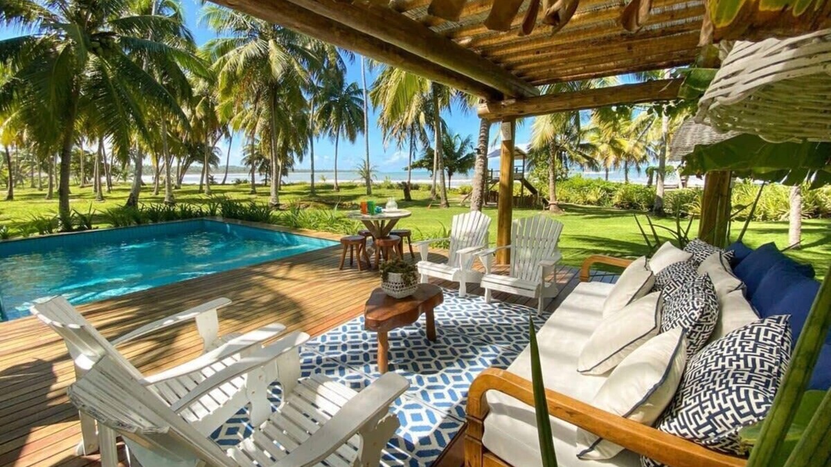 Passo de Camaragibe House | Beautiful Beachfront Mansion - ALA020 (1)