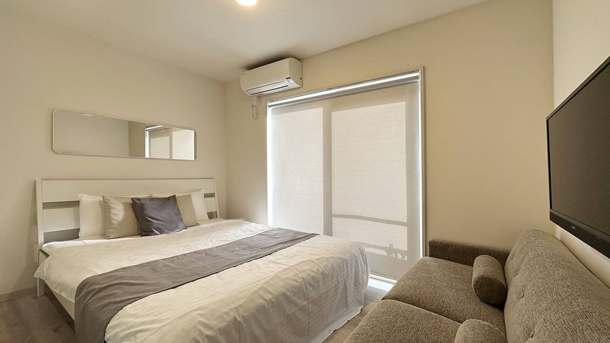 Onomichi Condo | Beautiful 1Br Apt with Balcony for 3Ppl