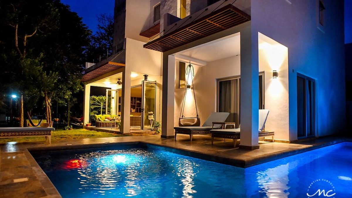 Puerto Morelos House | Beautiful 5-Room Villa w/Private Pool in Puerto Morelos — 5 min from the beach!
