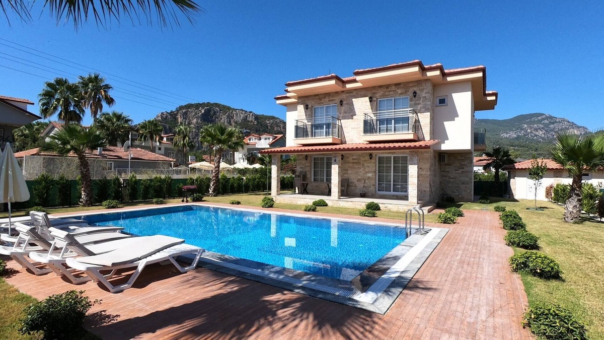 Dalyan Villa | BEAUTIFUL 6 BEDROOM PRIVATE POOL VILLA IN DALYAN GULPINAR AREA! NO:1(NEW BUILT)