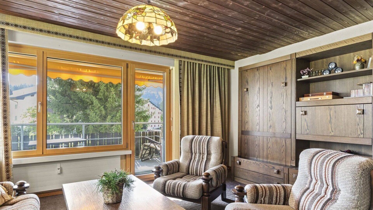 Parpan Apartment | Beautiful apartment for 4 guests with TV and balcony