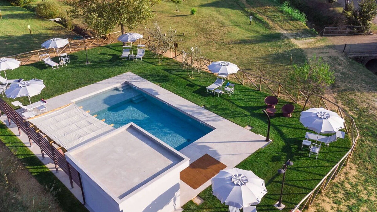 Larciano House | Beautiful apartment in villa for 4 people with A/C, WIFI, pool and TV