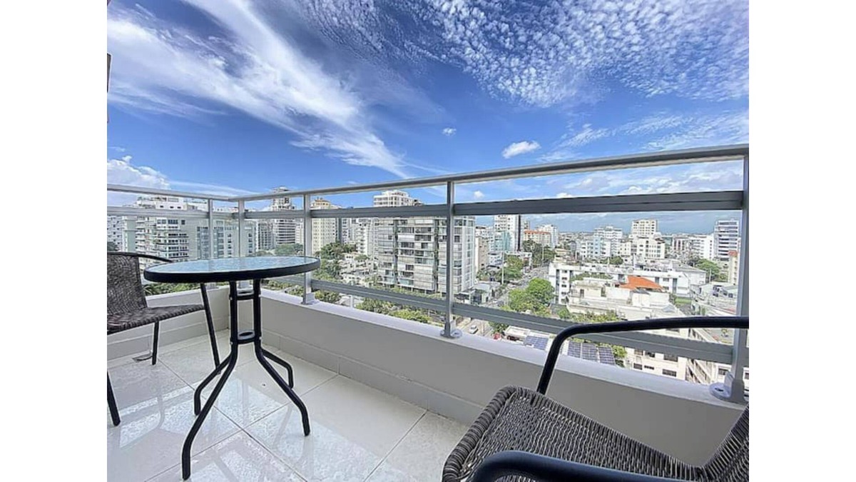 Santo Domingo Financial District Apartment | Beautiful central apartment, 1 BR, Pool, Gym, BBQ
