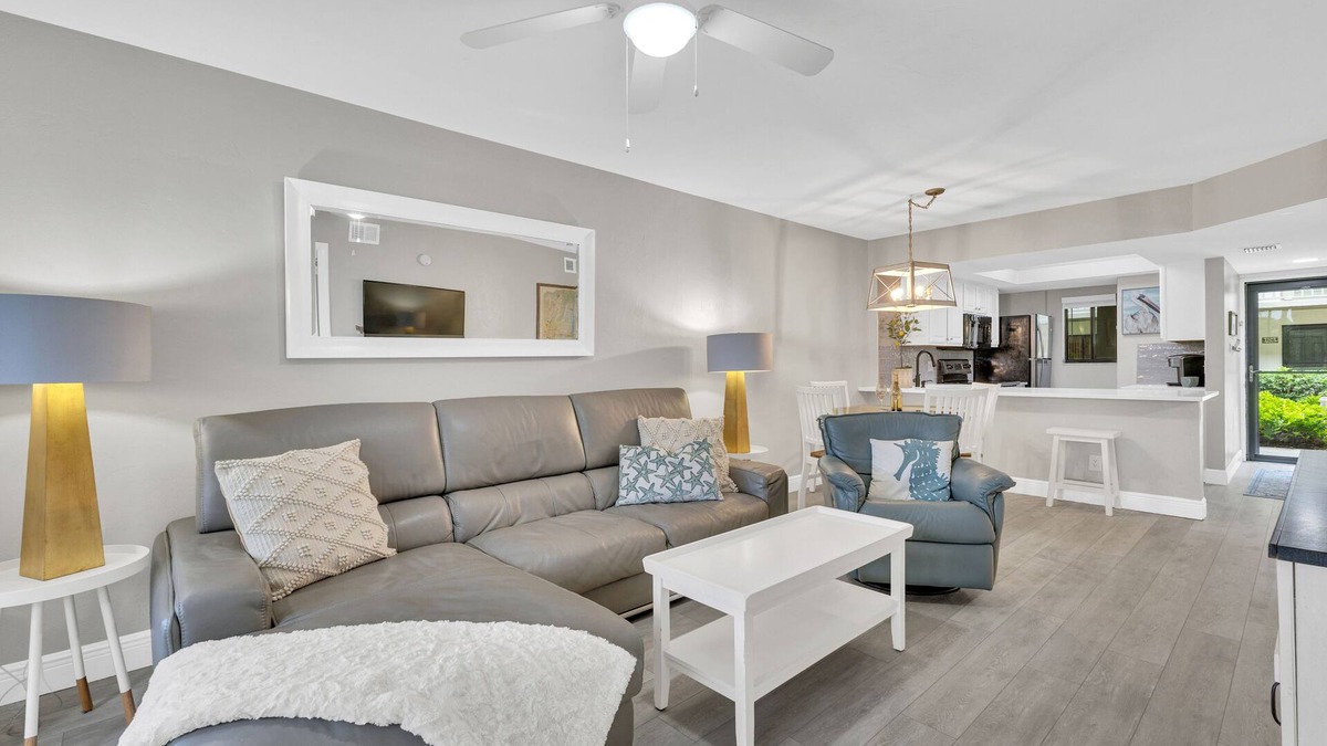 Bonita Bay Condo | Beautiful Condo in Gated Bonita Bay! Private Beach with shuttle opening soon!