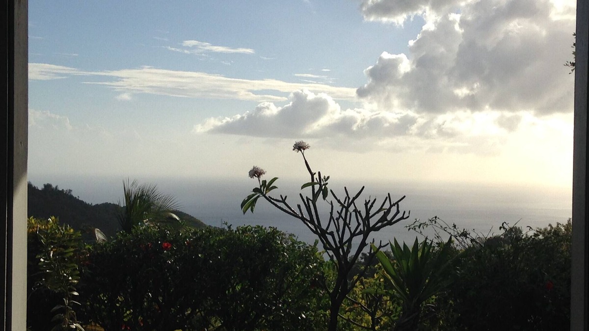 Le Morne-Vert House | beautiful Creole villa view mountain and sea