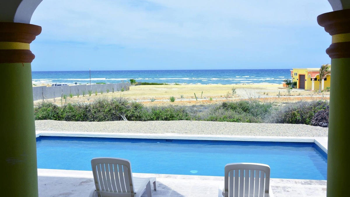 La Ribera House | Beautiful home with separate Casita, Ocean Views, Pool, 100 yards to the beach!