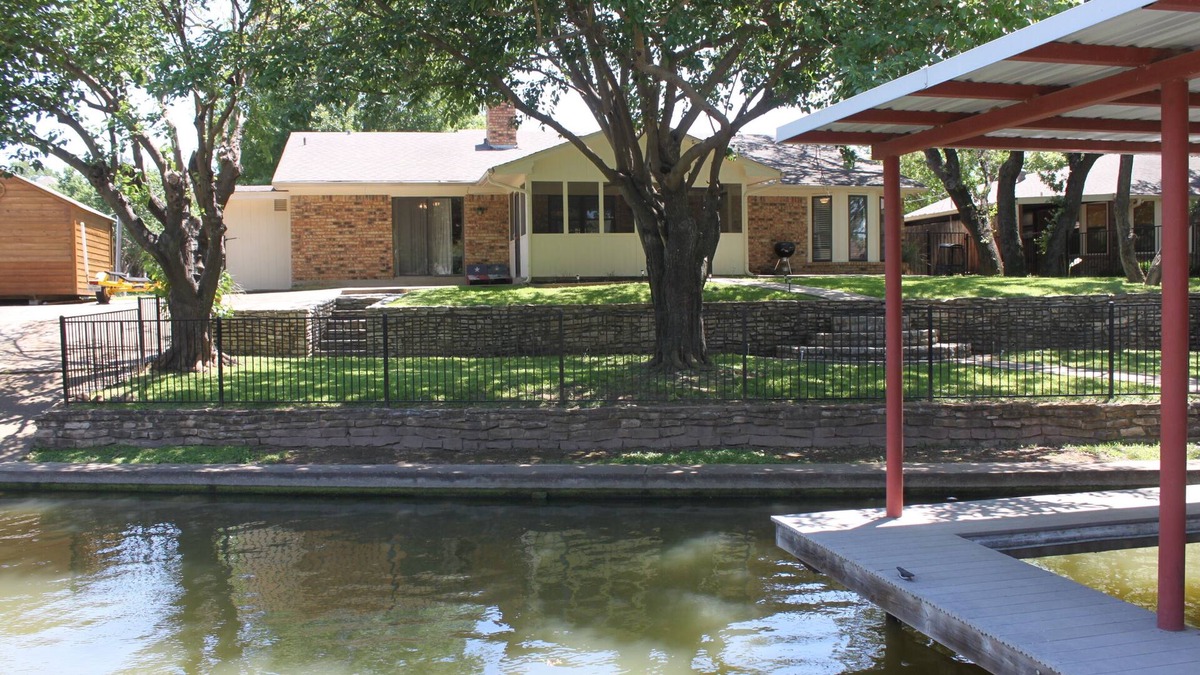 Granbury House | Beautiful Lakefront Home - Amazing Dock with huge swim platform!