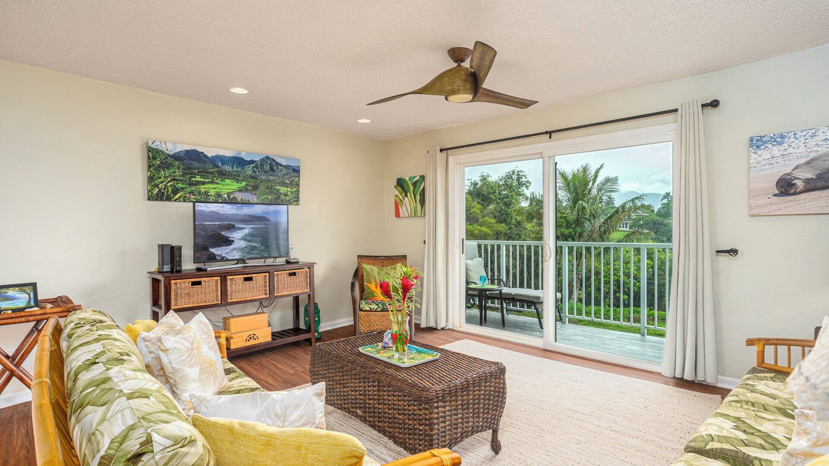 Princeville Condo | Beautiful Ocean & Mountain View Condominium
