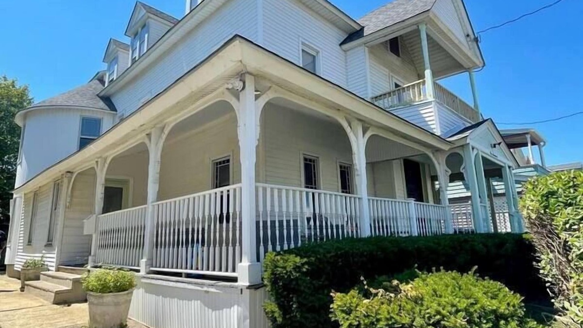 Bradley Beach House | Beautiful ocean view large 3rd floor apt with deck