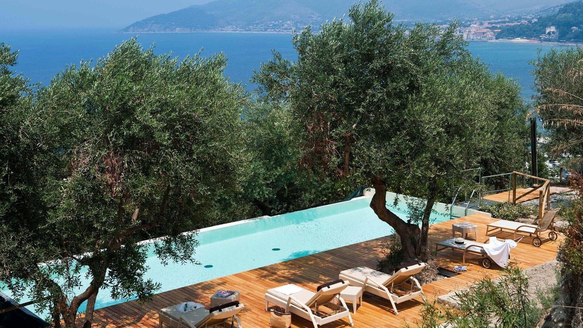 San Marco di Castellabate Villa | Beautiful private villa for 18 people with A/C, WIFI, private pool, TV and terrace