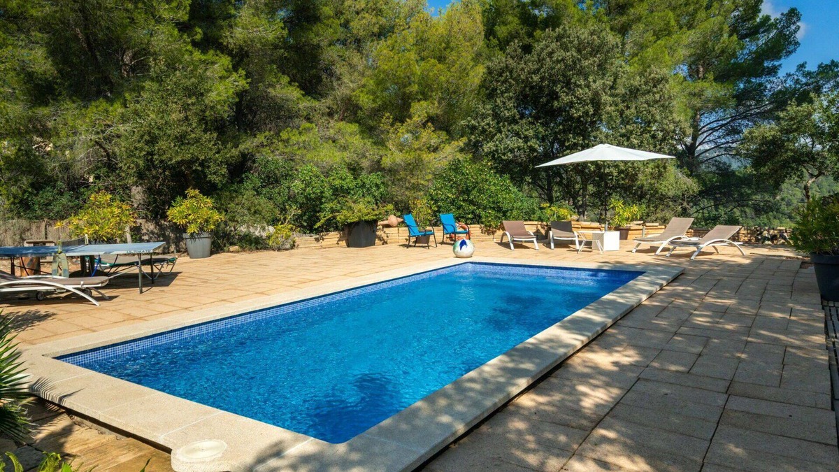 Urbanitzacio Es Verger House | Beautiful private villa for 8 guests with A/C, private pool, WIFI, TV, patio and panoramic view