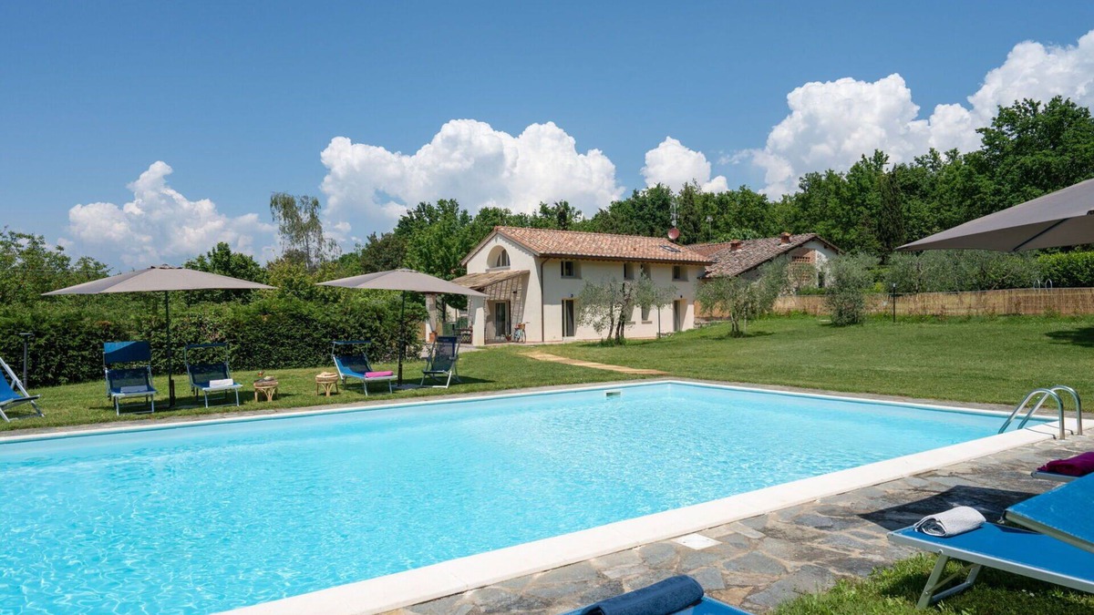 Borgo San Lorenzo Villa | Beautiful private villa for 7 guests with WIFI, private pool, A/C, TV, patio and panoramic view