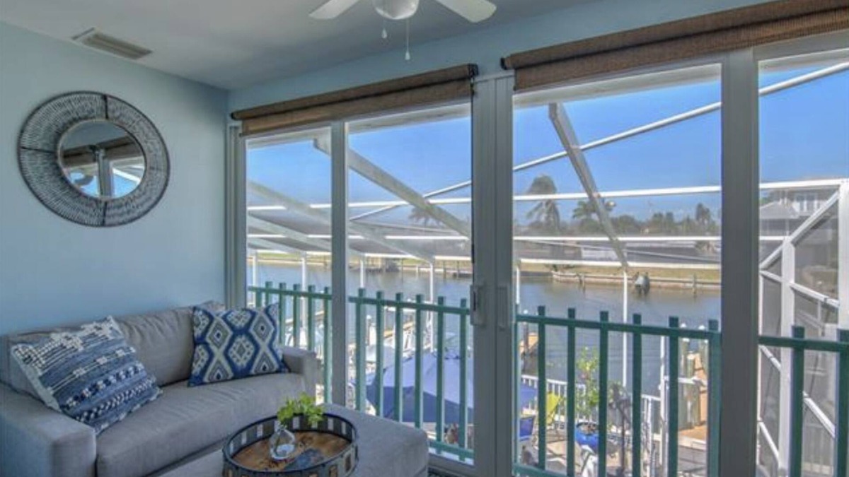 Saint James City Condo | Beautiful SJC Island Condo w/heated pool on main canal, great fishing!