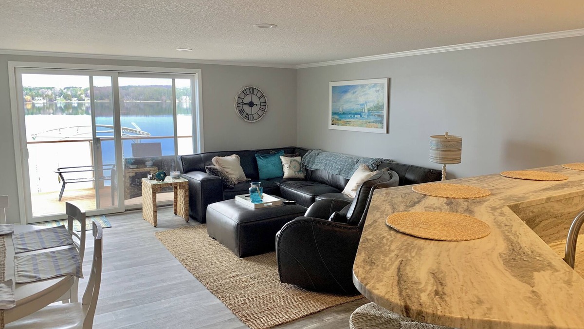 East Jordan Condo | Beautiful, Spacious, Year round, Lakefront Condo.