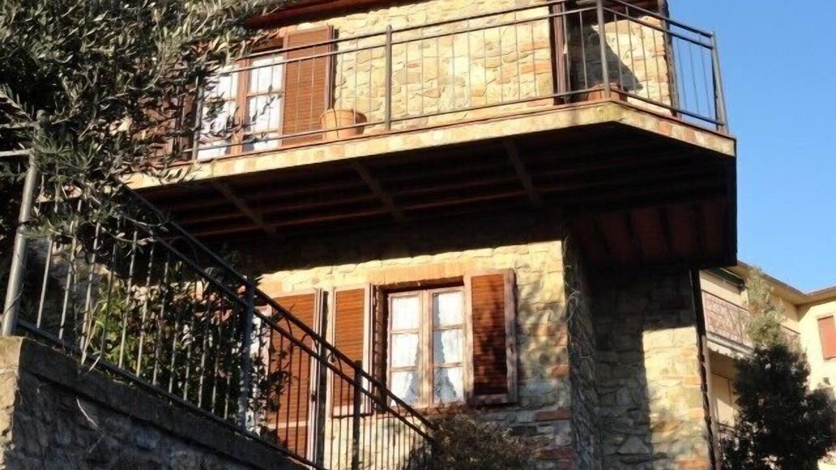 Caldana House | Beautiful stone house in Tuscany with terrace and balcony.
