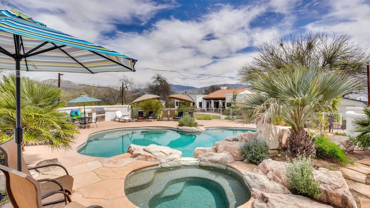 Catalina Ranch Estates House | Beautiful Tucson Oasis w/Pool, Views & Privacy!