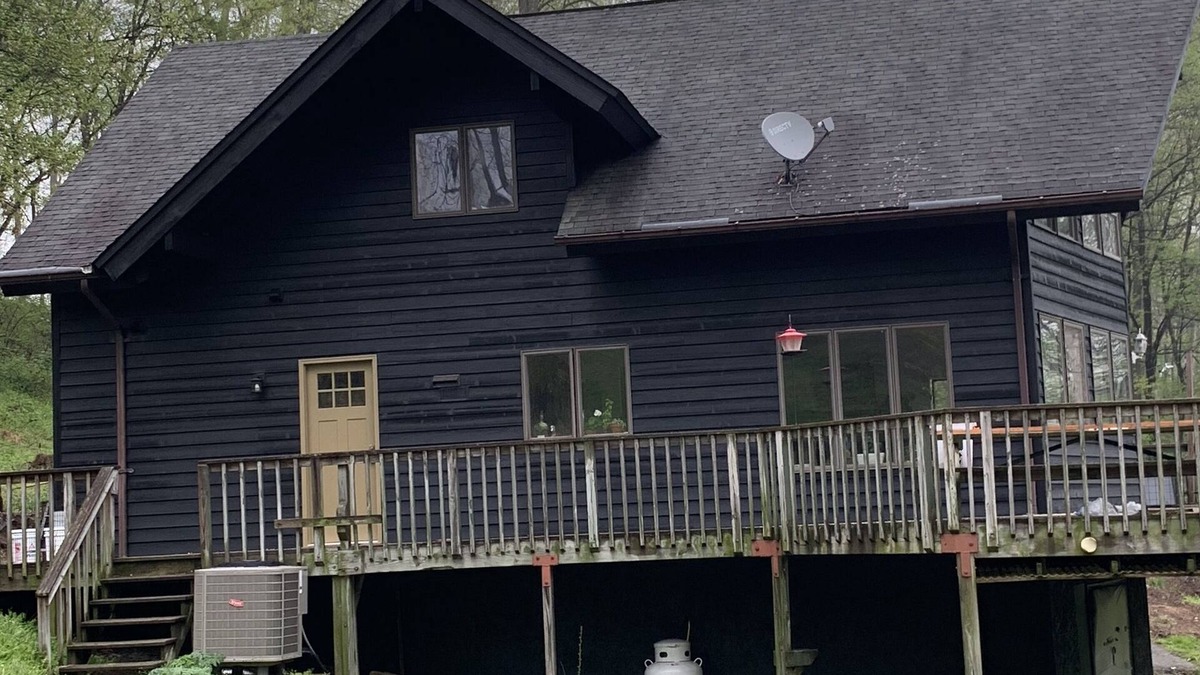 Kirkwood House | Beautiful unique A frame house on 15ac located directly on a great trout river