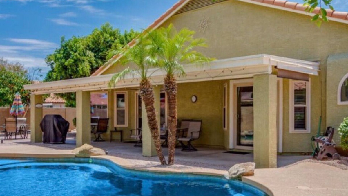 Superstition Springs House | Beautiful Updated Home with Heated Pool