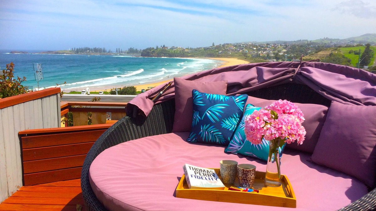 Bombo House | Beautiful views across Bombo Beach and Kiama Harbour.