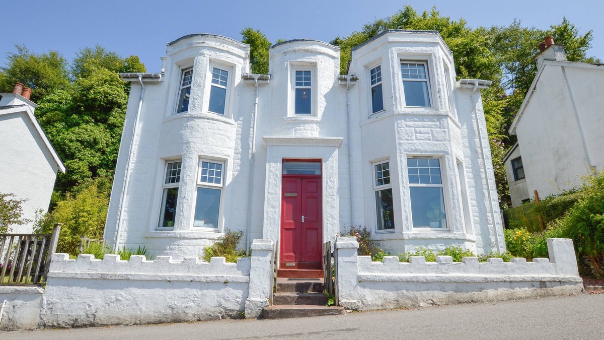 Oban House | Beautiful views from every window, private garden and parking for two cars