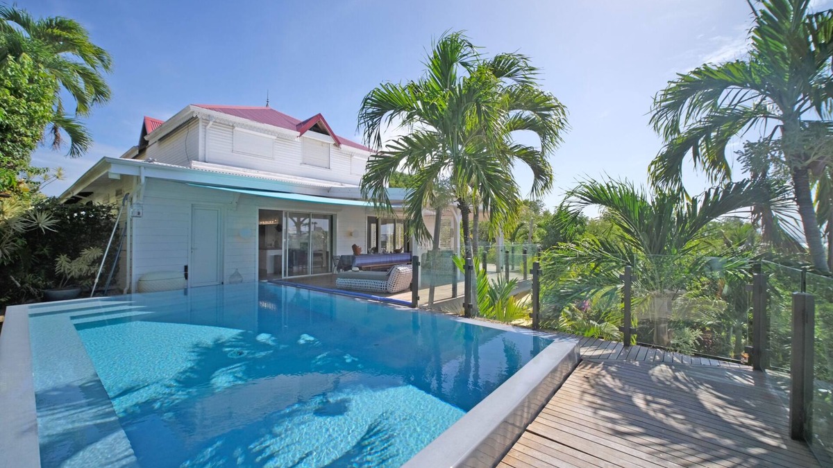 Bas du Fort Villa | Beautiful villa for 8, pool, marina view with private dock