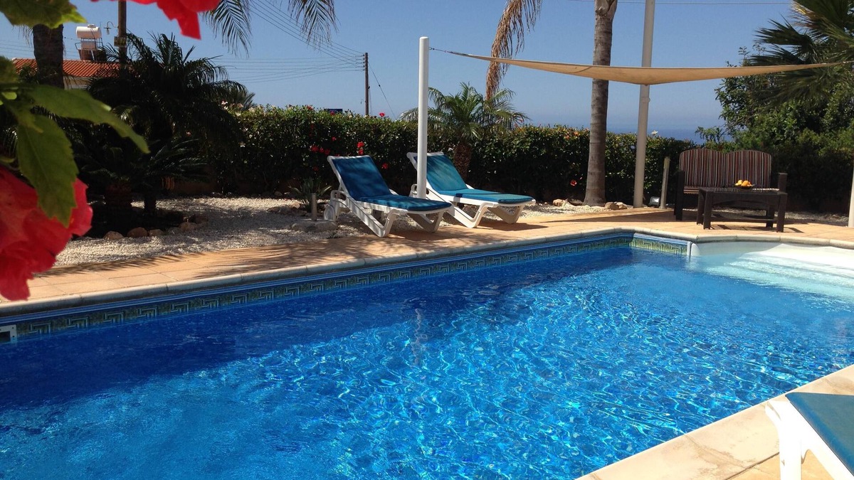Peyia Town Villa | Beautiful Villa With Landscaped Gardens, Sea View, Private Pool, Sunsets