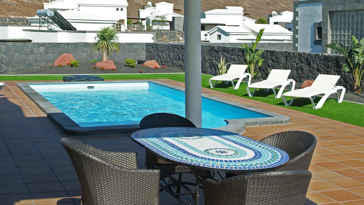 Playa Blanca Villa | Beautiful villa with private pool, see views, gamesroom with pool table and BBQ