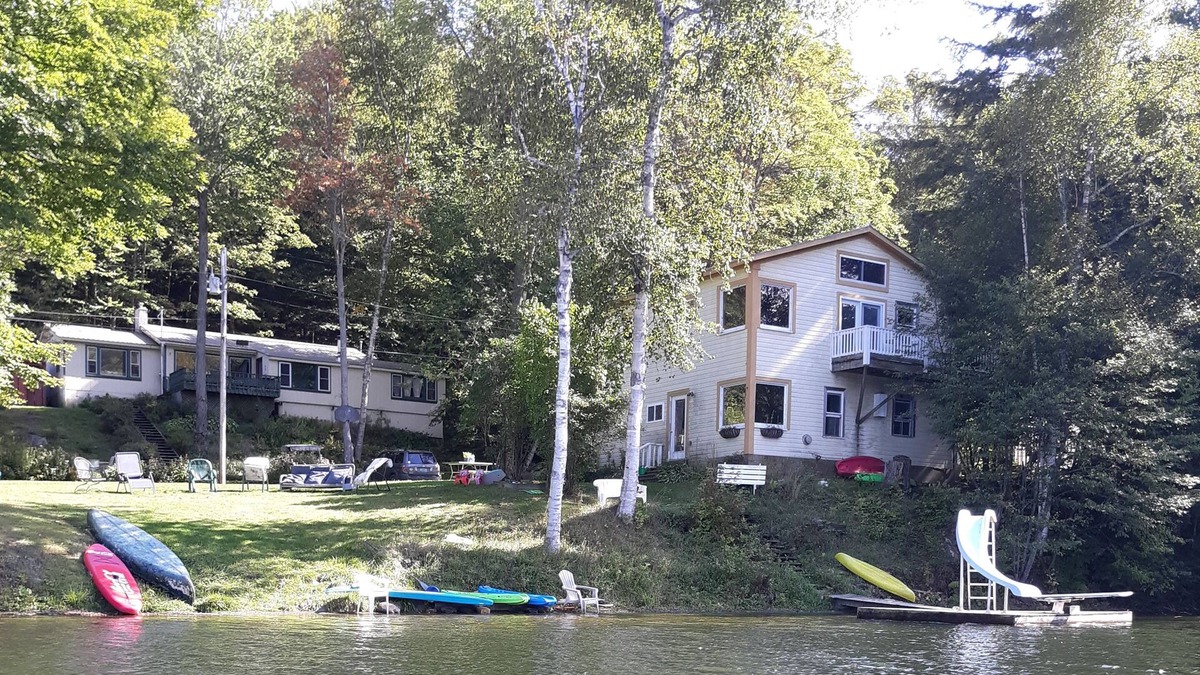 Stowe Area Apartment | Beautiful water front escape. Everything summer, winter and hunters.