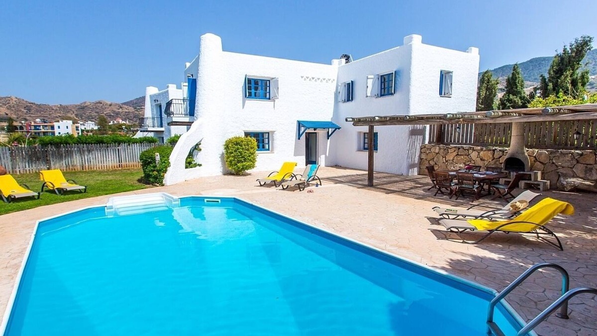 Pomos Villa | Beautifully Styled Villa, Private Pool, Hot Tub, Spectacular Sea Views, In Pomos 350 m to a Beach!