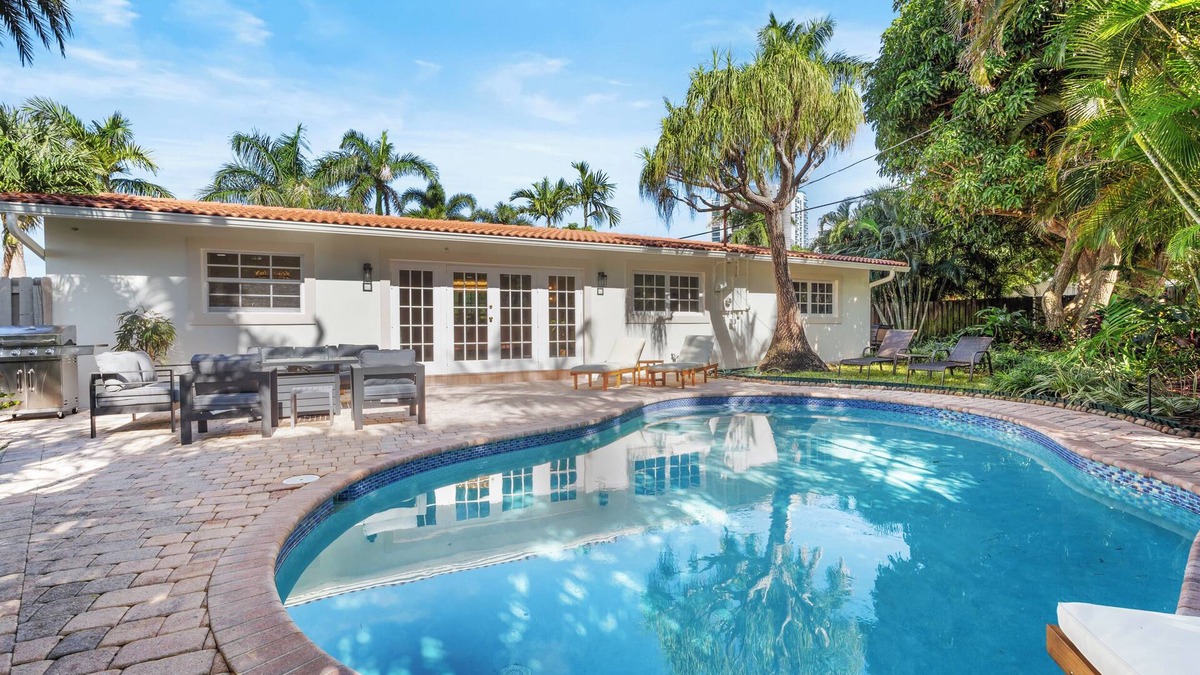 Lauderdale-by-the-Sea Villa | Bel Air Beauty: 4BR, Private Pool & Elegant Comfort Steps from the Beach