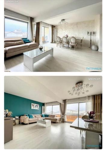 Faubourg North Apartment | Bel appartement lumineux de 100m2 6 places 3 chambres au 3e étage avec ascenseur -A 5mn à pied du parc des expositions congrès de Dijon et ENG et 10mn du centre ville place Parking devant l'immeuble