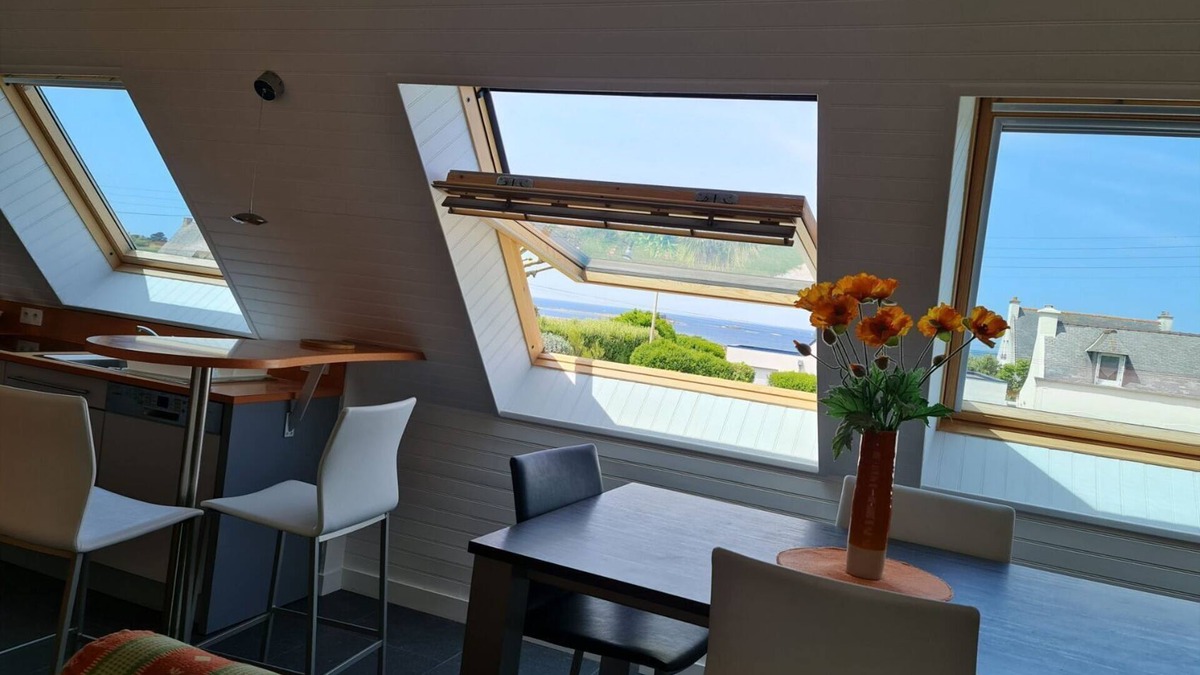 Santec Apartment | Bel Appt Indep, vue mer Dans Maison Individuelle Avec Magnifique Jardin Arboré