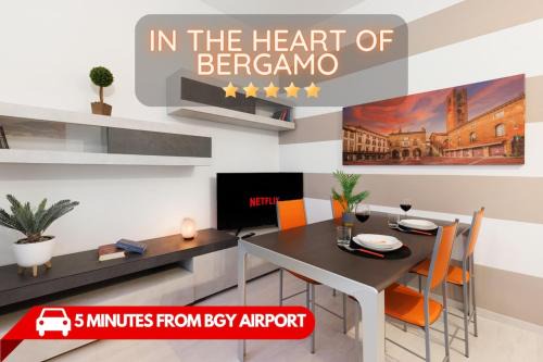 Citta Bassa Apartment | Bergamo Centre - 5min from BGY Airport, WiFi, AC
