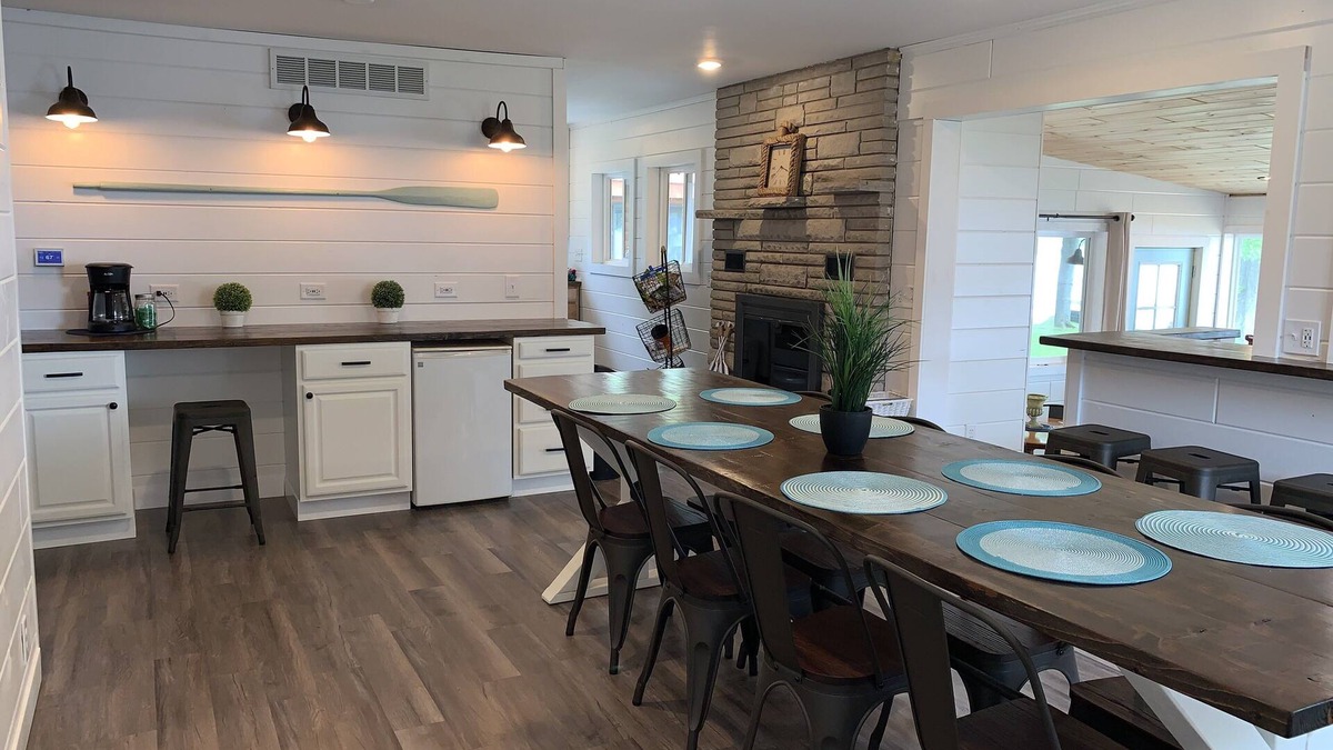 Grand Junction House | Best Lake in Southwest MI- Pontoon Boat Included