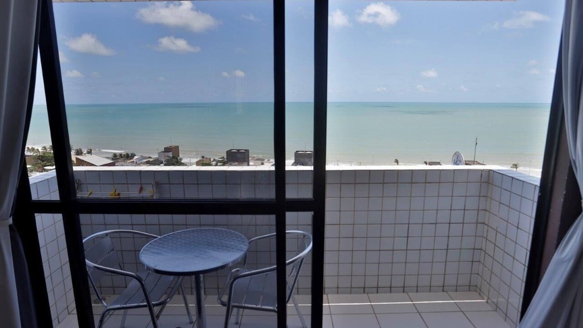 Ponta Negra Apartment | Best location 2 bedrooms, garage, Wi-Fi, incredible sea view! 100m from the beach