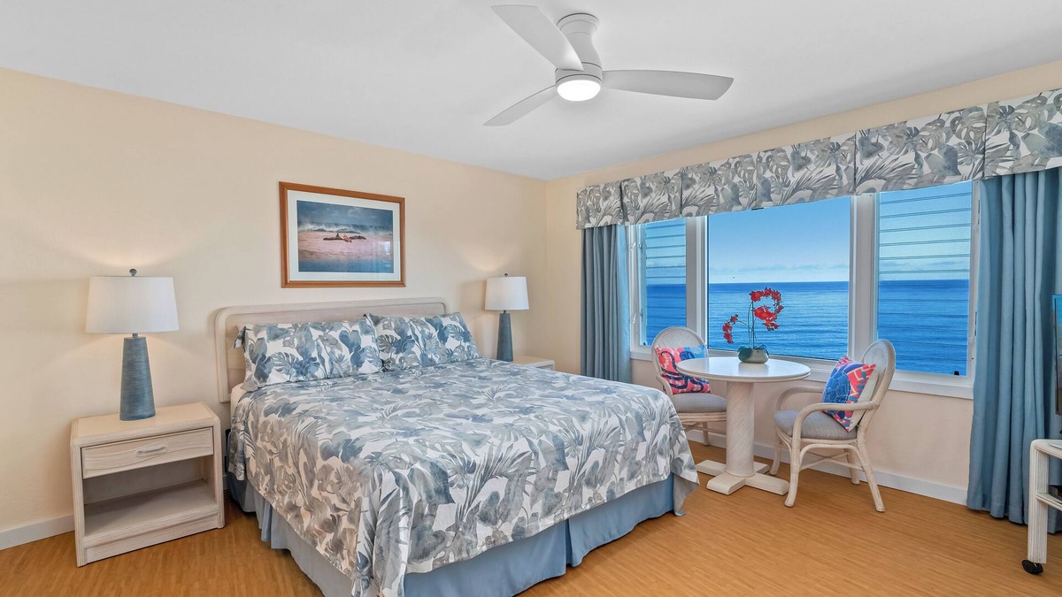 Princeville Condo | BEST LOCATION - Spectacular OCEANFRONT Views from EVERY Room - No Stairs