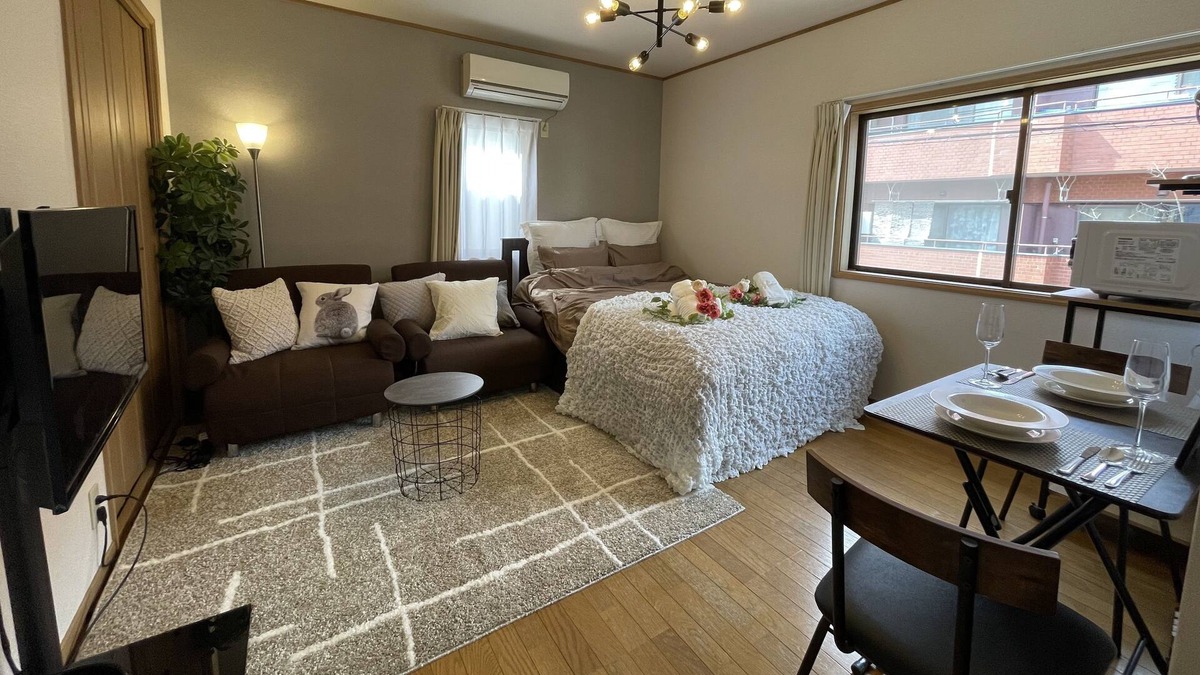 Shibuya Apartment | Best Shinjuku Shibuya Modern Full-furnished Apartment1 FREE WIFI MAX4guets