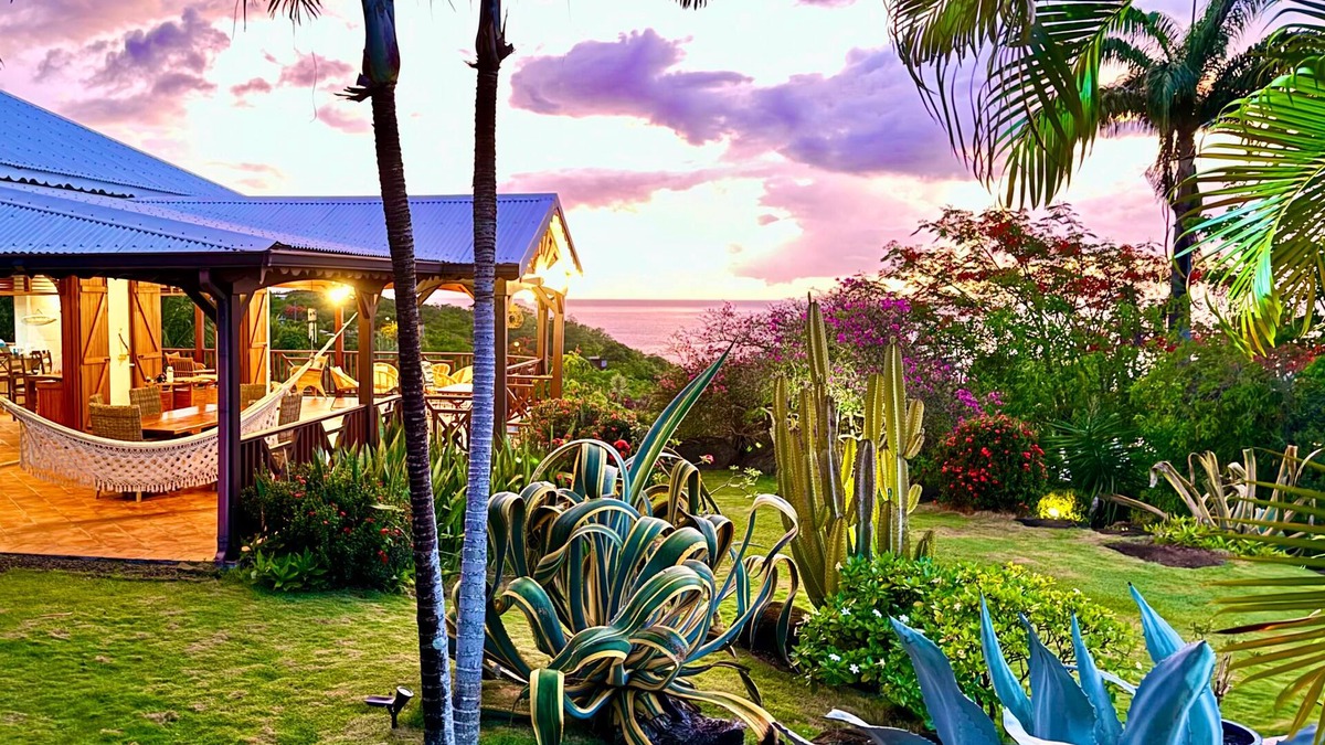Deshaies Villa | Between luxury and authenticity. Beautiful sea view property, 100m from the beach.