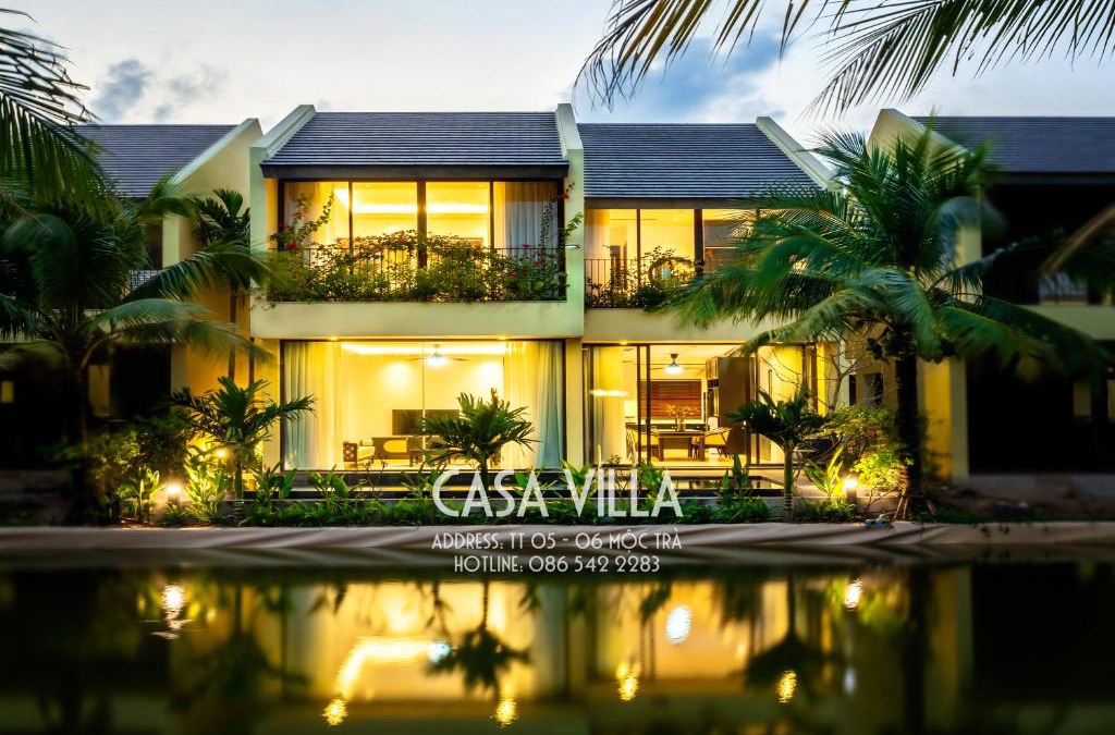 Cam Ha Villa | Biệt thự Casamia Calm Hội An 200m2 sang trọng view sông, có bể bơi riêng