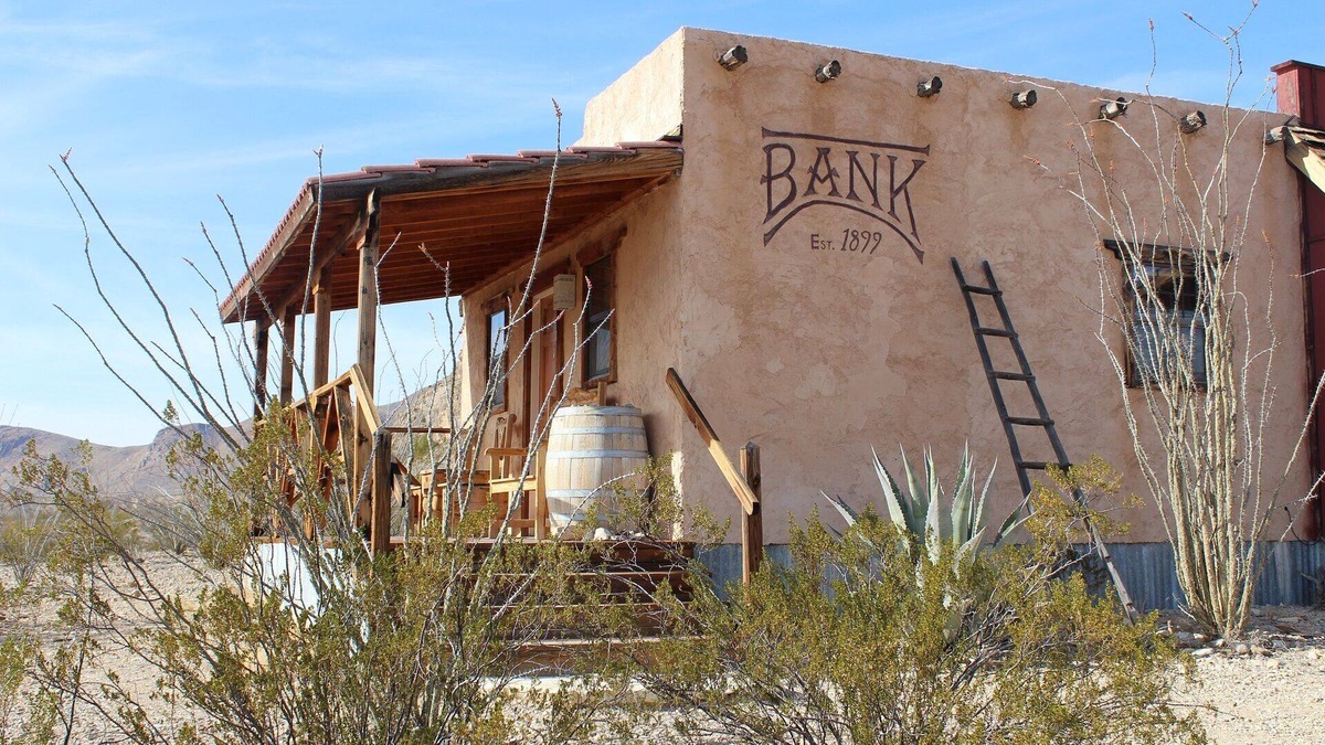 Terlingua Cabin | Big Bend Lodging at Ten Bits Ranch | Room #1 (The Bank)