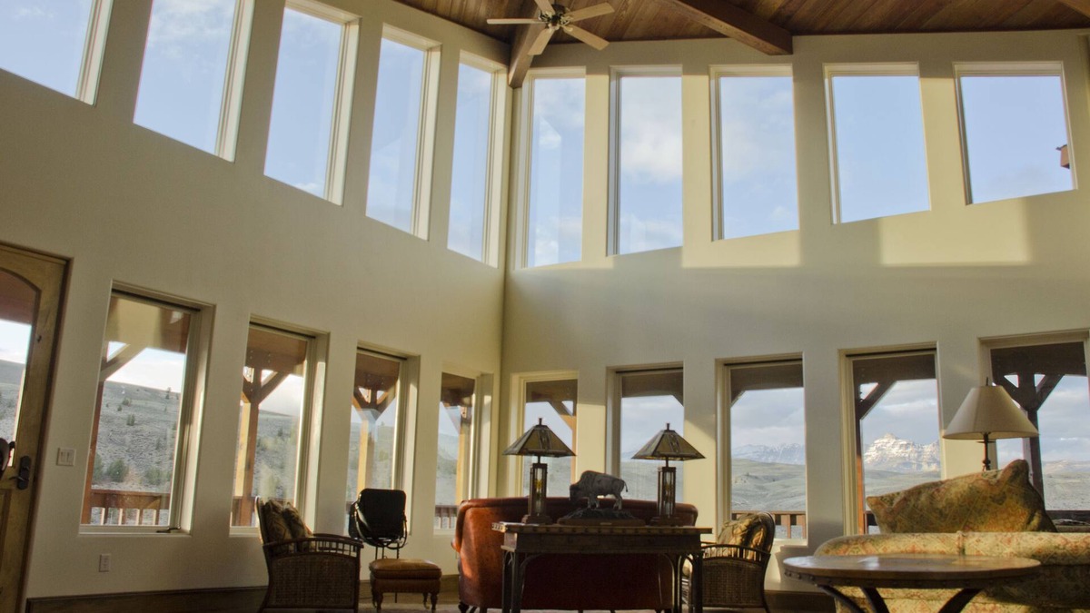 Dubois House | Big Diamond Ranch Luxury home with mountain views and a river running through