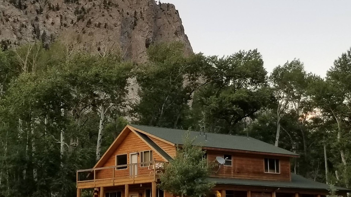 Nathrop Cabin | Bighorn Lodge, There is a bold seasonal stream that run through the property!