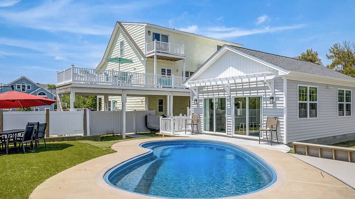 Sandbridge House | Bikini Blonde | 715 ft to the beach | Private Pool and Hot Tub
