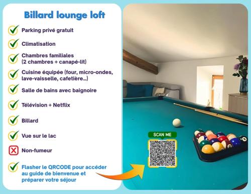 Socourt Apartment | Billard Lounge loft détente avec Billard & Netflix by BoookingFuté